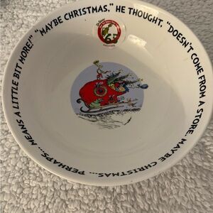 Grinch serving dish